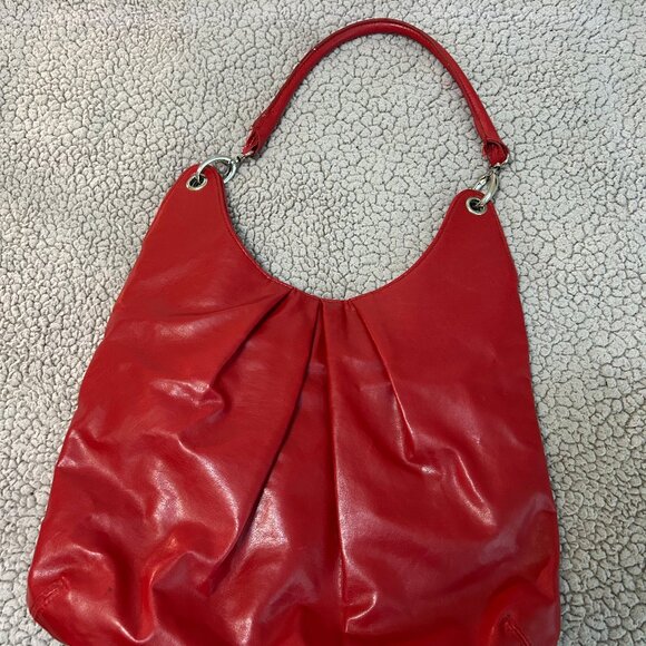 Red shoulder bag preowned - Picture 2 of 3